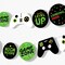 Big Dot of Happiness Video Game Garland Banner Pixel Game Zone Party or Birthday Party Backdrop 30 Ft of Cord 15 Double Sided Paper Controller Shapes
